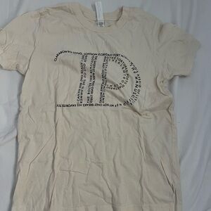 Taylor Swift Cream Short Sleeve Tee
